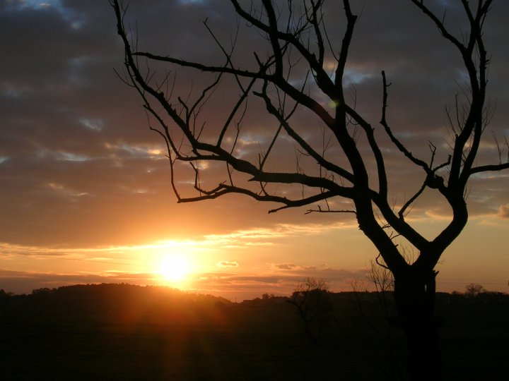 Atardecer en Galizano